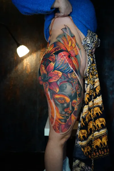 Tatuering av Valhalla Ink Göteborg