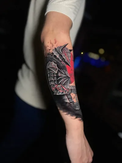 Color Tattoo tatuering av Valhalla Ink i Göteborg