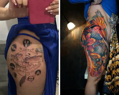 Custom & Cover Up tatuering av Valhalla Ink i Göteborg