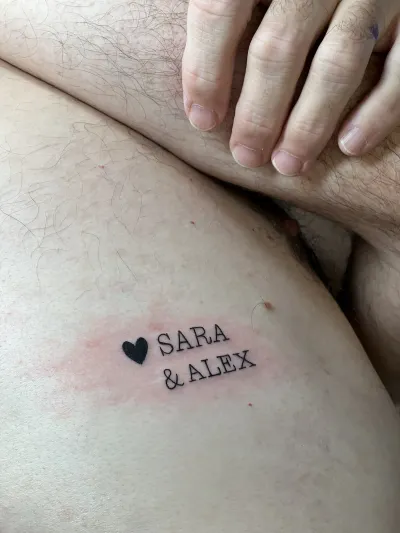 Fine line tatuering av Valhalla Ink i Göteborg