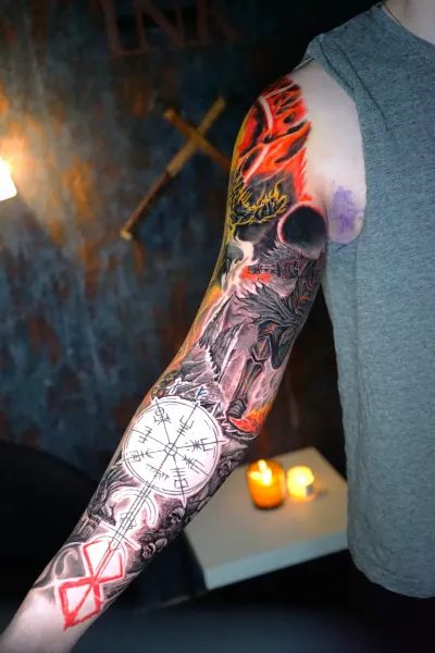 Tatuering av Valhalla Ink Göteborg