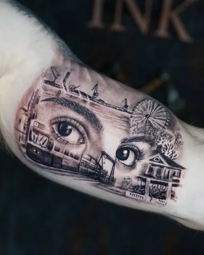 Realism tatuering av Valhalla Ink i Göteborg