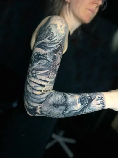 Realism tatuering av Valhalla Ink i Göteborg