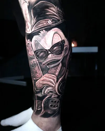 Realism tatuering av Valhalla Ink i Göteborg