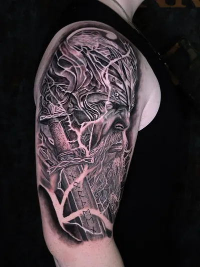 Tatuering av Valhalla Ink Göteborg