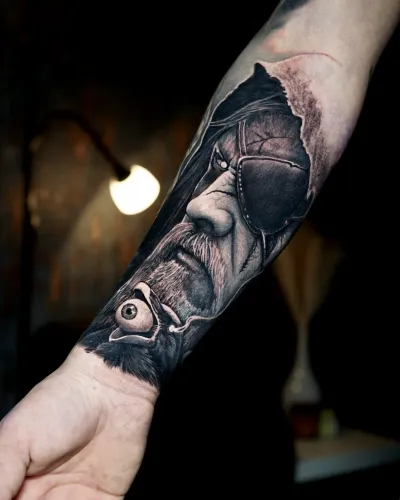 Nordisk & Viking tatuering av Valhalla Ink i Göteborg