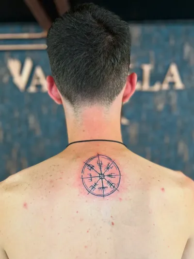 Nordisk & Viking tatuering av Valhalla Ink i Göteborg