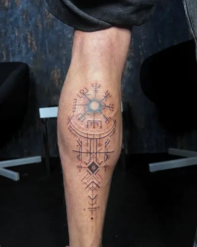Nordisk & Viking tatuering av Valhalla Ink i Göteborg