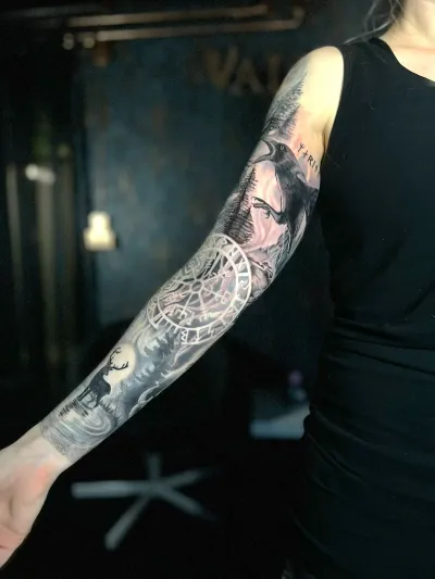 Tatuering av Valhalla Ink Göteborg